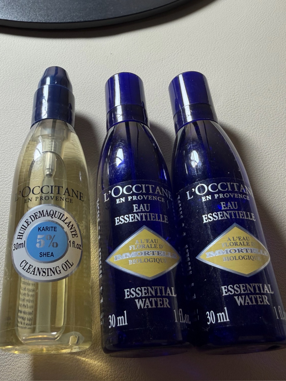 L'Occitane Shea & Lavender Essential Water60ml,Set in Blue and Clear 30ml